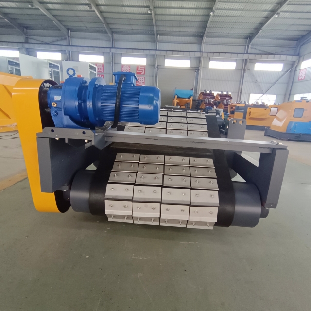 E Spended Advance Self-dicharging Shock-resistant Electromagnetic Overband Magnetic Separator